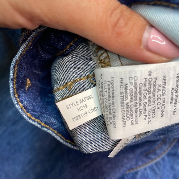 Madewell The Perfect Vintage Jean: Metallic Tuxedo Stripe Edition - Picture 9 of 10